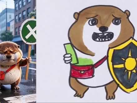 刀盾狗送礼物 #二次创作