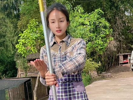 基础动作必练,棍花才好看#金扇棍 #金箍棒棍花教程