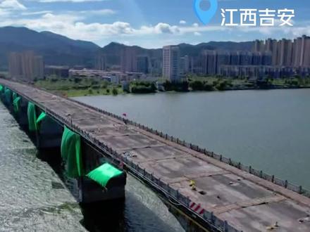 新的吉水赣江大桥将在原址上建设,计划于2027年3月份竣工通车。#江西dou知道 #爆破 #大桥 #危桥