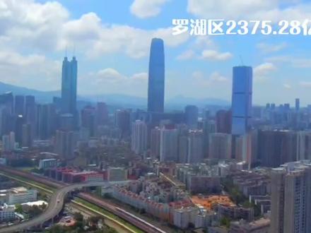 深圳各区GDP排名前十 @DOU+小助手 @抖音小助手 #WXR城市