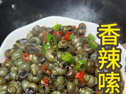 #真实生活分享计划 #爆炒香辣田螺的做法 #美食 #美食教程 @DOU+小助手 香辣嗦螺 秘制香辣嗦螺,鲜辣入味,螺肉Q弹饱满,一口一个越嗦越上头,夜宵下酒绝配,越吃越香停不下来。
