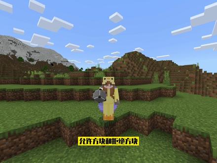 #我的世界mc 允许方块和拒绝方块指令#我的世界解说