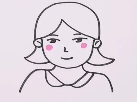 #创作灵感 给漂亮的妈妈画一副画,对妈妈的爱都在每一笔画上#简笔画 #母亲 #抖音小助手