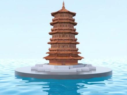 两分钟了解应县木塔是如何扛住千年风雨的? 千年木塔,无钉无铆,全靠木头“柔韧”的智慧#应县木塔 #古建筑 #老祖宗的智慧 #传统文化 #历史遗迹