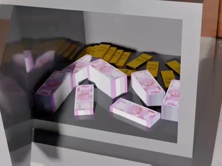 如果你有一百万现金放在保险柜里,你知道怎么打开嘛?#3d动画 #工作原理 #原理动画 #保险柜 #V科技馆
