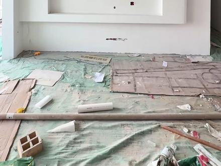 悬浮电视墙保姆级攻略 #装修日记vlog#德业除湿机#极简风#高级感装修#悬浮电视背景墙