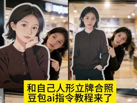 #人形立牌 #和自己合照 豆包太爱你啦#豆包ai #豆包出大片有两把刷子
