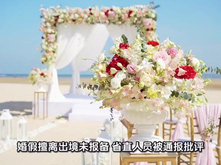 婚假擅离出境未报备 省直人员被通报批评