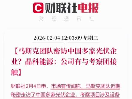 马斯克逛光伏圈,这几家公司关系铁到一荣俱荣!#涨知识 #财税干货 #A股