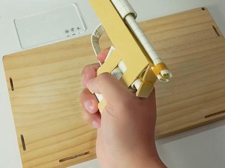 教你用纸做沙漠之鹰手枪~ #手工制作 #折纸教程 #创意DIY