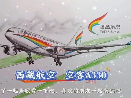 别人的作品VS我的作品#画画 #飞机 #追飞机的人