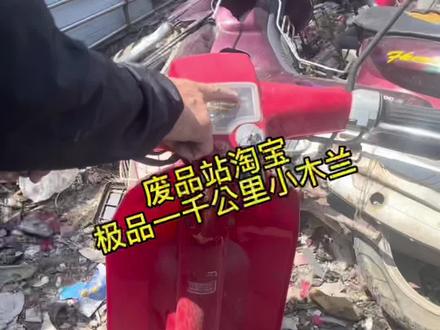 废品站淘宝,一千公里极品小木兰🤪#老摩托车 #摩托车爱好者