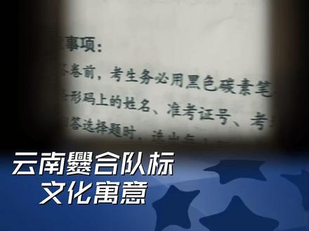 2026中国足协杯 #揭幕战球队提前看 之云南爨合队徽的寓意,“爨”代表了怎样的城市文化?一起来看。#2026中国足协杯