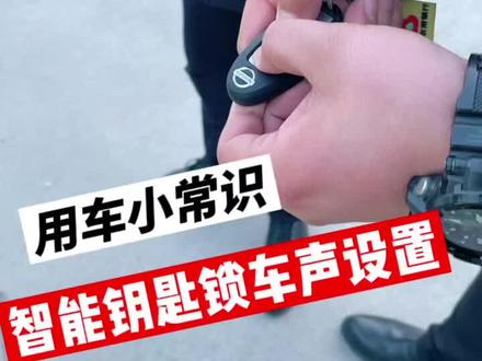 #汽车知识 用车小知识,如何设置锁车提示音🐯