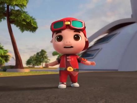 吉丁想加入大卡车队,猪猪侠嫌他太小拒绝了