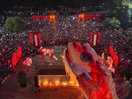 我在唐模看到了会飞的鱼,太震撼了#第一次被鱼灯震撼到#鳌鱼