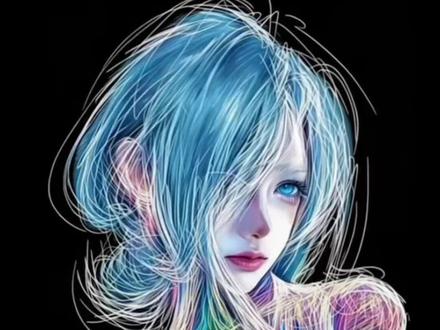 超火的线条女孩动态壁纸来喽 线条女孩光栅壁纸 线条女孩渐变壁纸#线条壁纸#壁纸#线条女孩动态壁纸#线条女孩光栅壁纸#动态壁纸 苹果动态壁纸教程 实况动态壁纸 线条背景图 线条壁纸动图教程