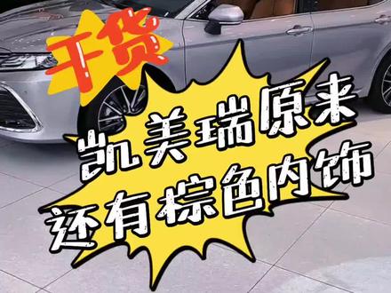 棕色内饰好高级 #汽车人共创计划 #抖音汽车 #dou是好车 #每天一个用车知识 #车知识分享计划 @DOU+小助手 @抖音小助手
