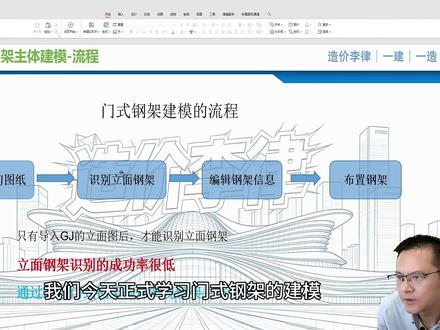 门式钢架建模(一)-立面识别不成功怎么办 #广联达建模算量 #广联达建模 #广联达钢结构 #广联达钢结构建模算量 #钢结构算量