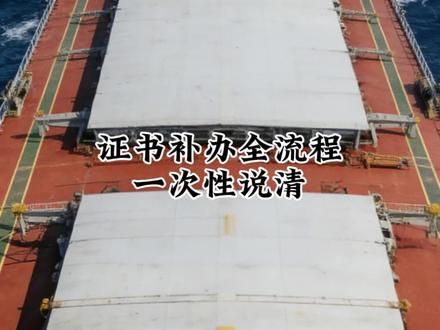 船员证书丢了别慌!补办全流程,看完照着做就行#创作者中心 #创作灵感 #三副 #船员证书 #船员的日常工作
