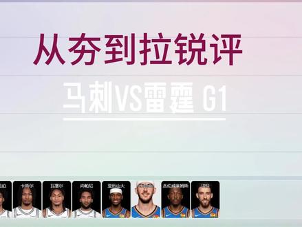 从夯到拉锐评 马刺vs雷霆 G1 #nba季后赛 #文班亚马 #马刺 #亚历山大 #雷霆