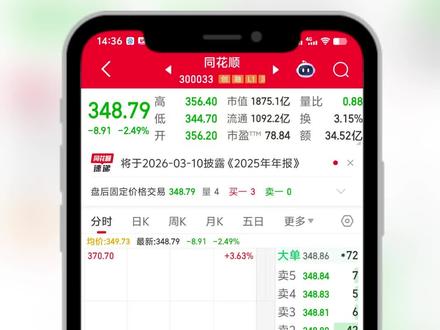 新手如何快速看懂股票行情页面? 新手如何快速看懂股票行情页面信息?股票行情界面怎么看?怎么看懂股票行情数据?
如何看懂股市行情图?样学会看股票行情图?股票怎么看行情走势?新手如何快速看懂同花顺APP股票行情页面
#同花顺 #a股 #股票界面 #股票知识 #股票入门基础知识