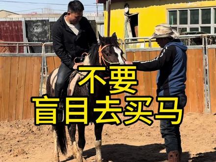 不要盲目买马,马没有毛病,人不会也把马骑坏#驯马#骑马#野骑#老李共享马场#大学生 @老李共享马场