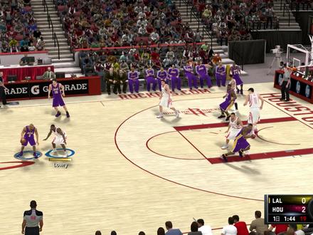 NBA2K11篮球解说11休斯顿火箭11洛杉矶湖人姚明洛瑞科比加索尔