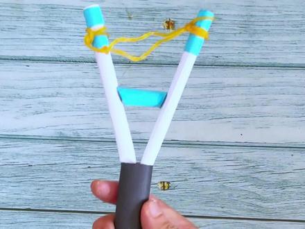 教你用纸折好玩的弹弓 #创意手工#折纸玩具#手工DIY#弹弓教程