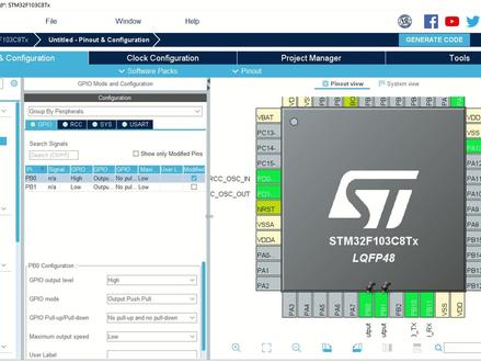一分钟讲解如何使用STM32CubeMX #STM32 #嵌入式 #嵌入式开发 #图形化编程 #单片机
