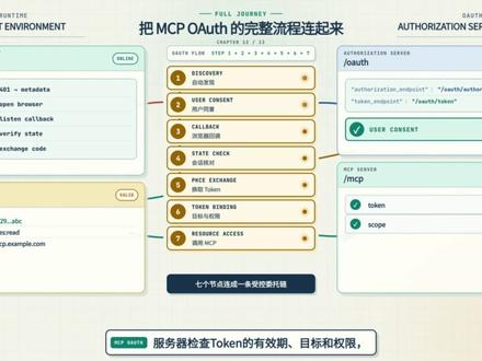 MCP OAuth 保护了什么 8分钟讲透MCP OAuth流程 #Agent #MCP