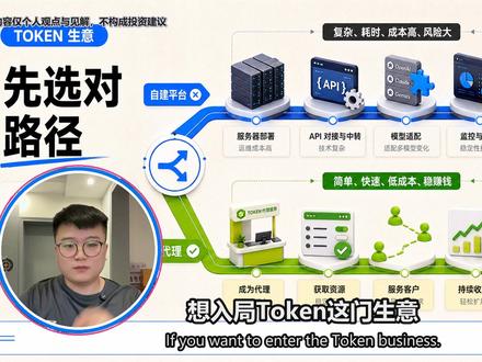 想做 Token 分销,自建平台还是做代理?看完这条不踩坑#Token赛道 #大模型聚合服务 #Token中转平台 #Token工厂 #AI工厂
