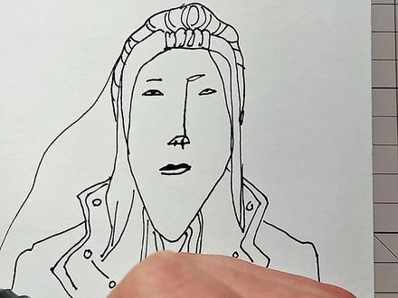 你是唐三的真爱粉么?#唐三 #斗罗大陆唐三小舞 #简笔画 #斗罗大陆