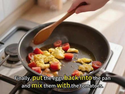 人教版八上u5 2b 番茄炒蛋(课文视频) #课文视频 #番茄炒蛋 #人教版八年级英语