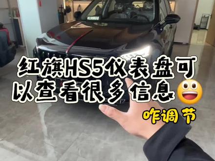 百分之99的红旗车主不知道怎么调节仪表盘,不知道怎么看#红旗 #红旗hs5 #每天一个用车知识