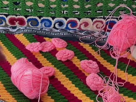 #编织教程 #爱编织。牡丹花教程1