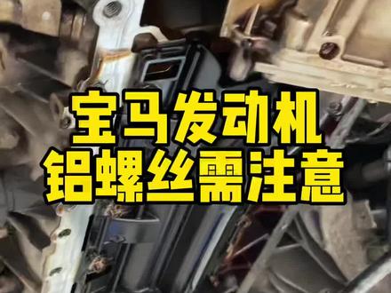 宝马铝螺丝原则上需要全部换掉,新的也可能打断,打标准扭矩一定要慢慢上劲! #襄阳宝马奔驰专修 #襄阳宝马专修