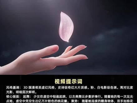 30秒学会用AI做古风舞蹈特效✅️附提示词#AI六边形战士 #seedance2 #一句话p视频