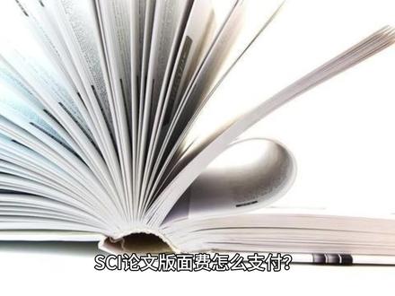 SCI论文版面费怎么支付?