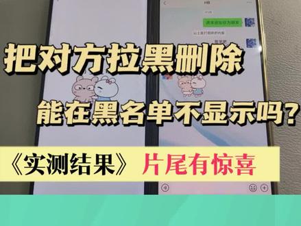微信黑名单里的人能彻底删除吗 拉黑删除对方能否彻底看不到他#拉黑删除 #微信黑名单 #微信设置 #干货分享