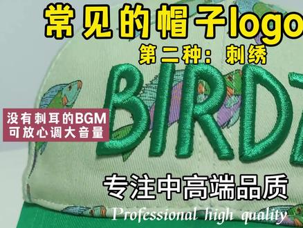 帽子刺绣logo工艺,大家还知道哪些logo工艺类型吗?#帽子 #帽子源头工厂 #帽子logo定制#刺绣logo