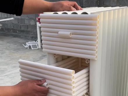 水管制作电脑桌太完美#农村生活 #手艺人