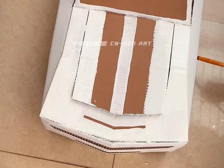 给儿子做的“大黄蜂汽车人”战衣的制作过程来了! #手工 #美术 #汽车模型 #大黄蜂