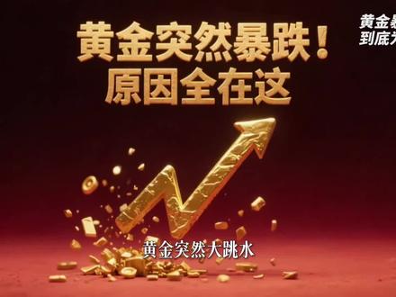 黄金为什么暴跌#黄金 #理财投资 #美联储