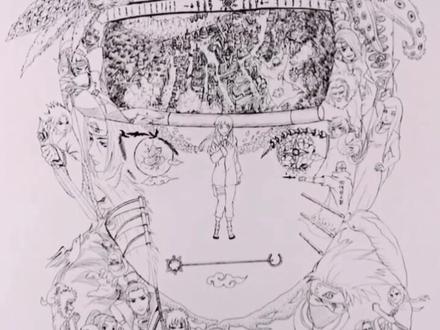 #火影忍者 #动漫手绘 线稿画完就等上色,火影全家福