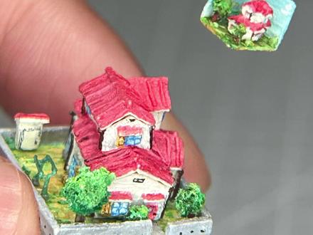 5mm大雄的家 #创意diy #手工 #粘土