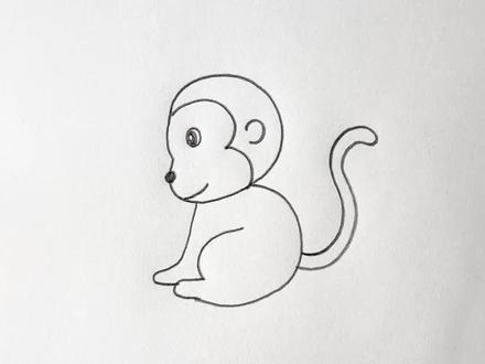 数字3画猴子#简笔画 #简笔画教程 #简笔画教程 #画画 #画