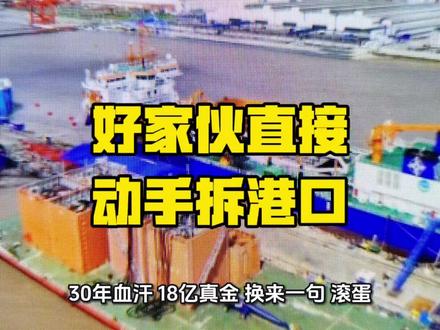 见证港口奇迹!#好家伙直接动手拆港口 #巴拿马港口 #振华重工 #国际局势