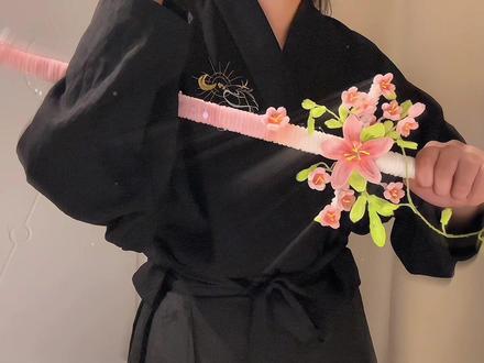 你们要的桃花剑教程来啦!!#手工diy#桃花剑#扭扭棒#礼物
