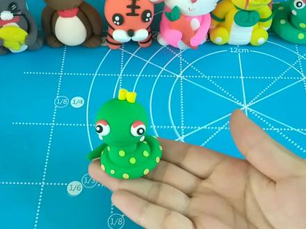 十二属相系列⑥蛇 #超轻粘土手工 #DOU上热门